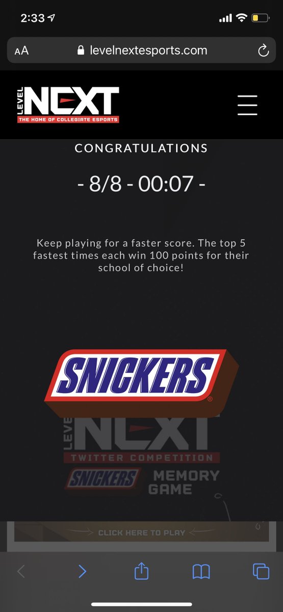 📢📢THIS JUST IN 📢📢

7 Seconds has been done by one of our own members!!  They want that $100 Gift Card!

#LevelNextMadden