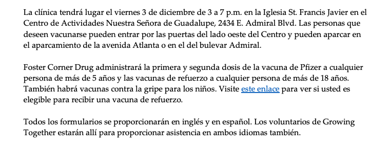 TulsaPeople (@tulsapeople) on Twitter photo .<a href="/historicKWMS/">Kendall Whittier</a> to host Covid-19 vaccine clinic on Dec. 3. More info below in English and Spanish. .<a href="/historicKWMS/">Kendall Whittier</a> to host Covid-19 vaccine clinic on Dec. 3. More info below in English and Spanish.