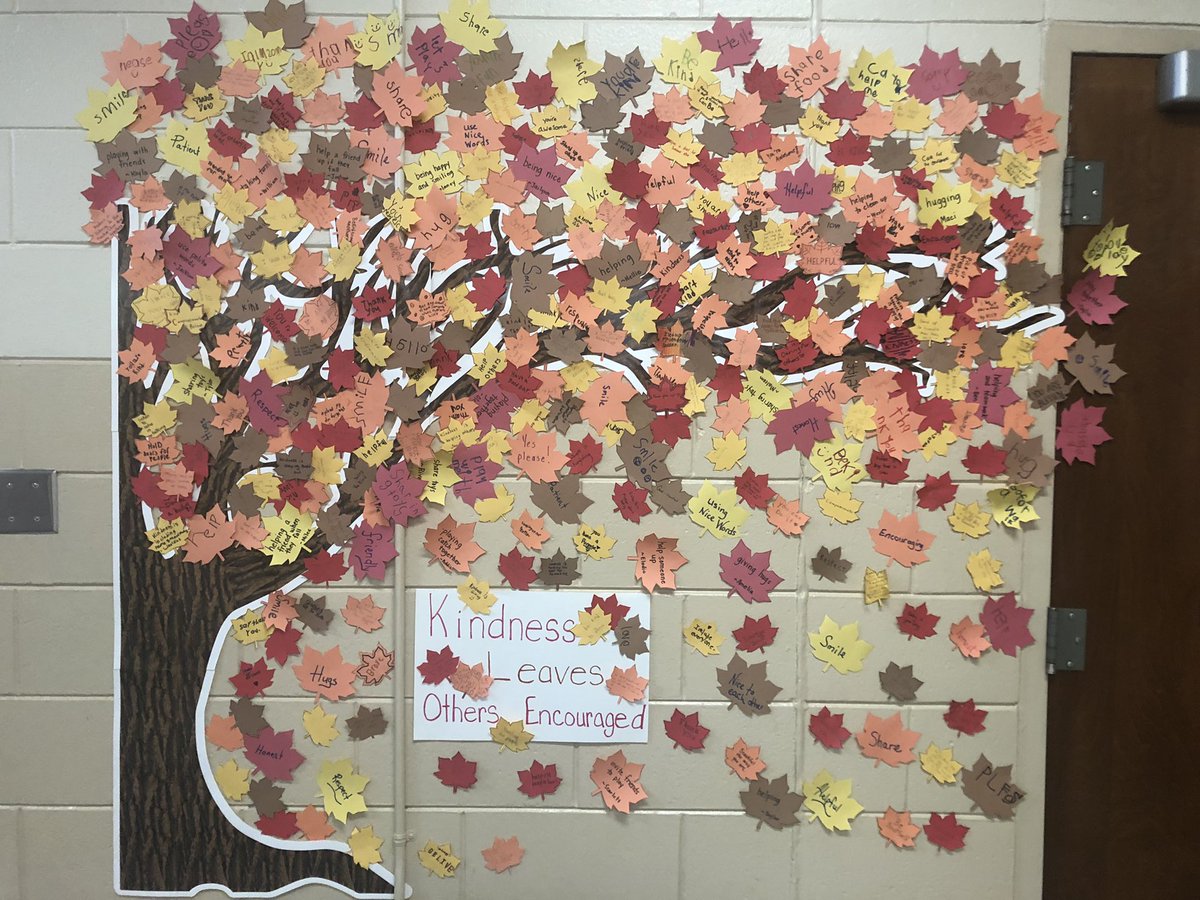 Bullying Prevention &amp; Intervention week! Thank you Mrs Haines for helping our Jags show ways that 🍂🍃🍁KINDNESS LEAVES OTHERS ENCOURAGED! 🍁🍃🍂 <a href="/gecdsbpro/">GECDSB PR</a> <a href="/MichaelHuggard/">M Huggard</a>