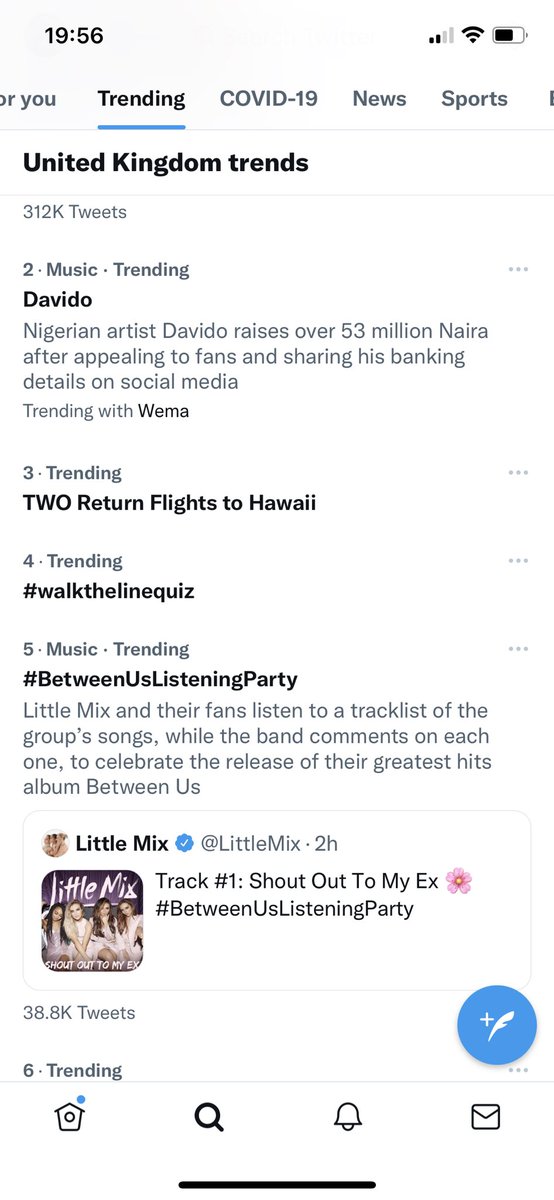 lividihard's tweet photo. Well you made it to number 4 trending @JamesGillComedy this was better than the voice kids Christmas show  #walkthelinequiz https://t.co/Bx2JsCpwjy