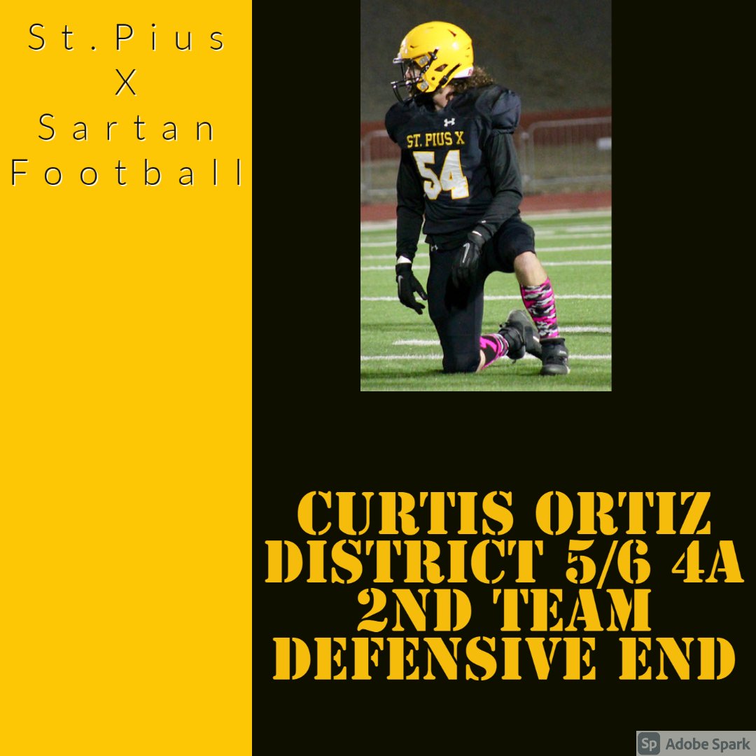 Sartan_football's tweet photo. Congratulations to the following kids that earned 2nd team all district on defense. This group of players combined for 4 ints one returned for a touch down, 7 sacks and over 150 tackles. Each was a huge playmaker on our defense. #sartanfootball #sonsofx https://t.co/S6aohIuV8f
