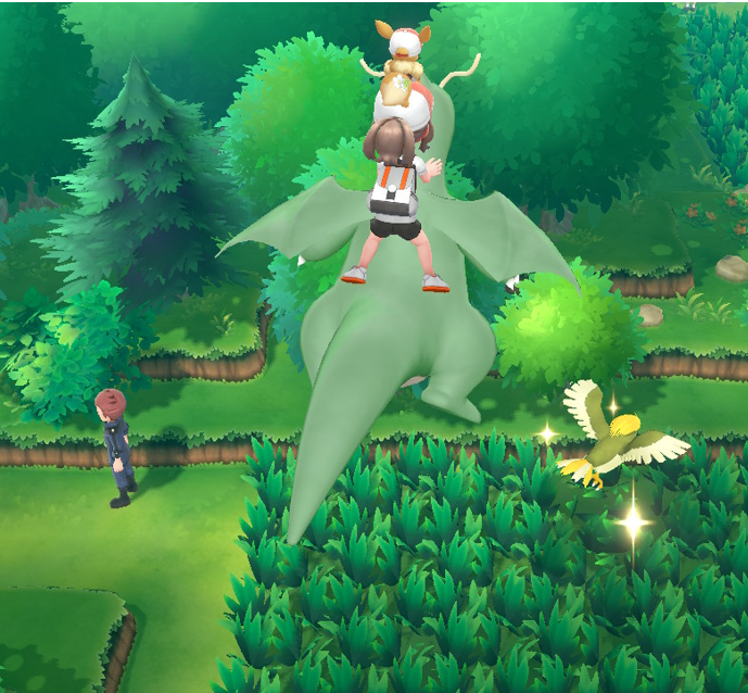 NightyGen's tweet photo. And to end the day I went on trip to Celadon (not by "fly", but "on foot" - for this game that meaning is different xD). And less than 5 minutes later stumbled upon Shiny Pidgeotto, again no CC, no lure. And that was my crazy yesterday.

#shiny #shinypokemon #letsgoeevee https://t.co/34A7XPaioy