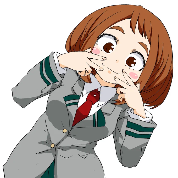 元気がいい子好きだ!#僕のヒーローアカデミア #お茶子#ヒロアカ 