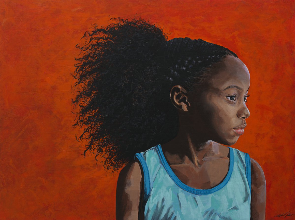 nelson_atkins's tweet photo. Joseph A. Newton is a self-taught artist best known for the portraits he creates. Newton's works are an artistic expression of the spirit within and without. See his painting "The Hues of Her Father's Dreams" (2021) in "Testimony" https://t.co/tNK9gPJW8D. #testimonyaaac https://t.co/xVxWM9vEiv
