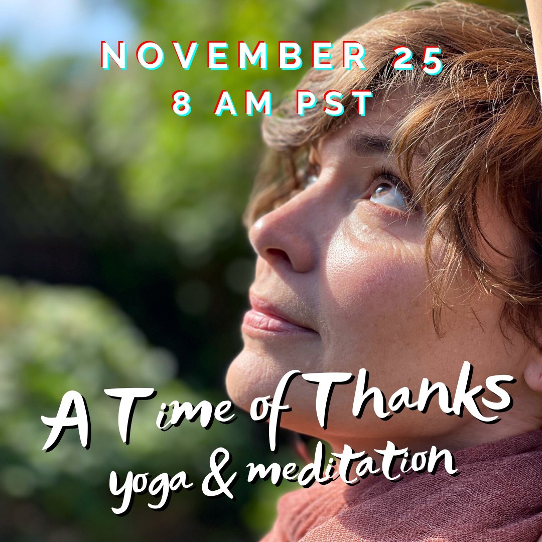 ✨Upcoming online workshop✨

I thought of this a lot as holidays can feel lonely for many and especially if we are all alone or even when are around family. 

90 mins of yoga and a deeply relaxing meditation. 💛✨🙏🏾

Nov 25 at 8 am PST. Register here👇
bit.ly/3Dmqwet