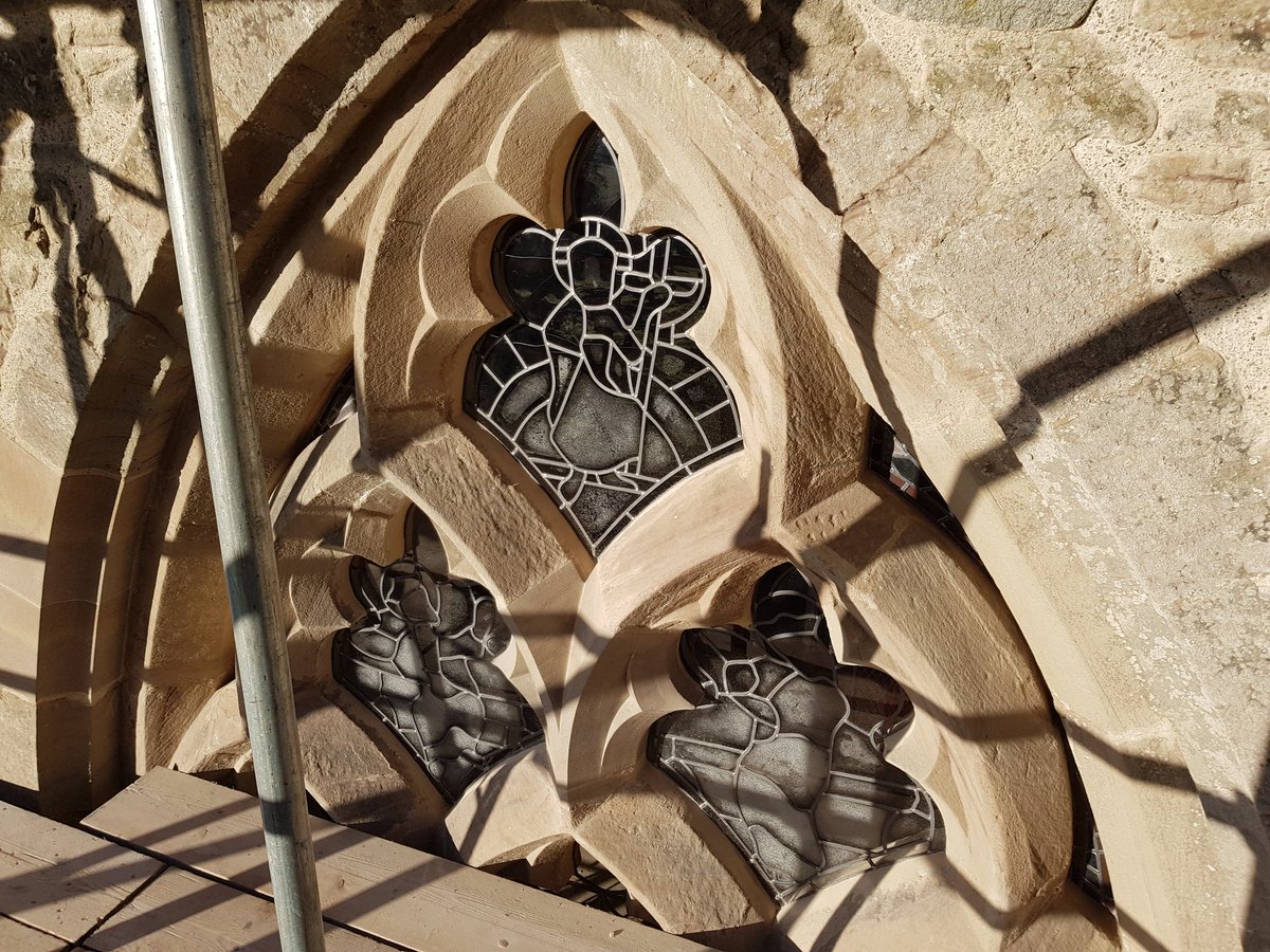 RyanHar90511974's tweet photo. #kingslandchurch the new external glazing and reinstatement of the stained glass to the interior is looking amazing, painstaking cleaning has really improved the clarity of the glass @LtdTreasure https://t.co/st8iIwtavo