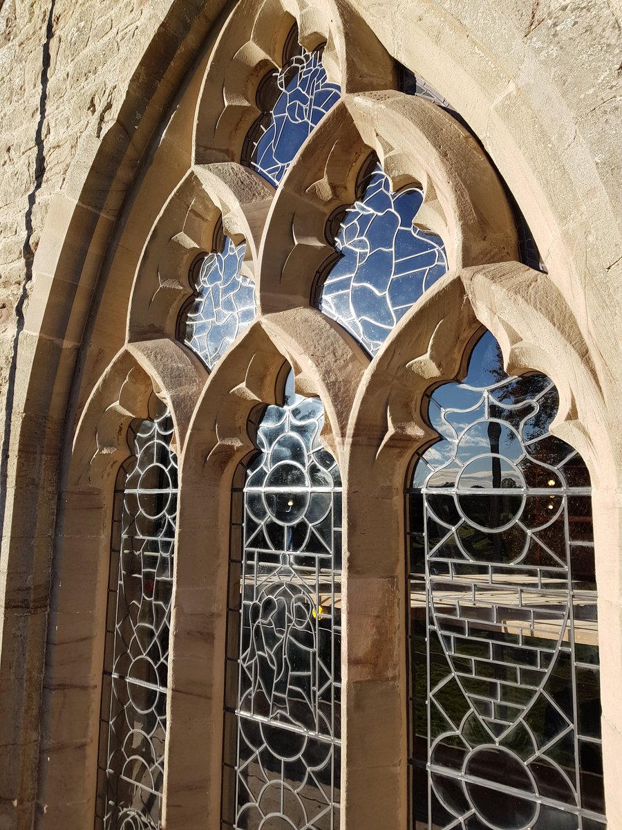 RyanHar90511974's tweet photo. #kingslandchurch the new external glazing and reinstatement of the stained glass to the interior is looking amazing, painstaking cleaning has really improved the clarity of the glass @LtdTreasure https://t.co/st8iIwtavo