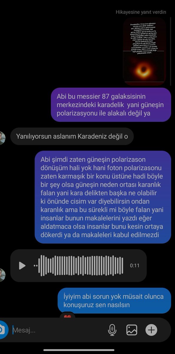 Beni sakinleştirmek 11 sn