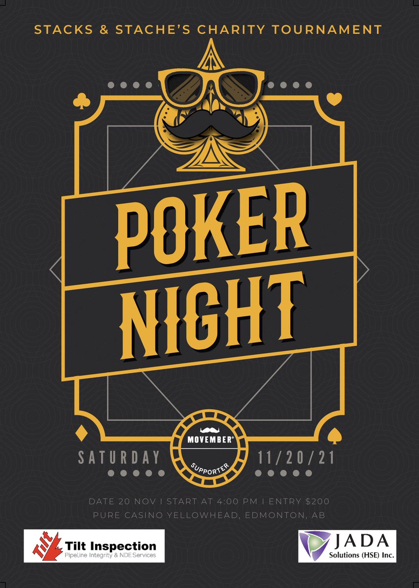 StacksnStaches's tweet photo. Come join us in supporting the @Movember movement and President of @tiltinspection, Kelly's, Cancer Story: https://t.co/2Z8WVQTL2E
#pokernight #Movember2021 #charityevent https://t.co/u9HjQQQLkf