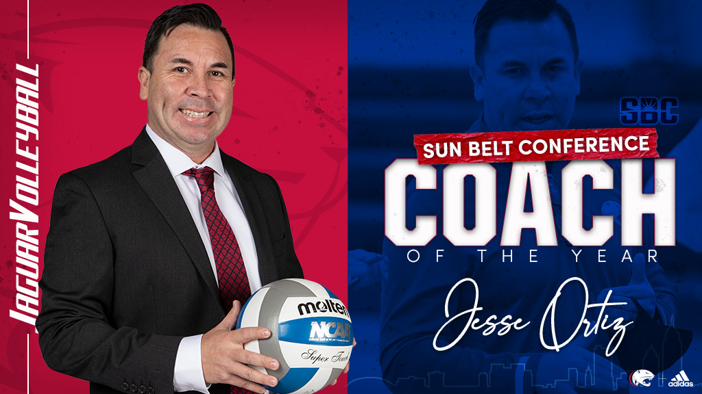 Congratulations to Coach Jesse Ortiz on being named the 2021 Sun Belt Conference Coach of the Year!
#WeLead