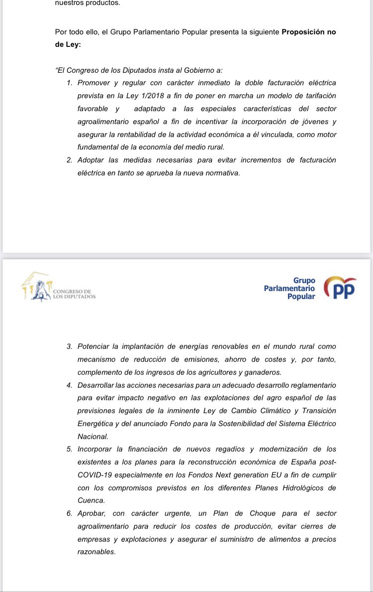 Milamarcos's tweet photo. STOP subidas de costes de producción rn el agro 

Gracias al trabajo del @populares @GPPopular @LuisPlanas @mapagob 
 debe hacer PLAN DE CHOQUE YA y controlar la desorbitada subida de costes.Impuestos. Energía.Piensos.
Invertir en Regadíos y Regular la doble factura eléctrica https://t.co/zVGemvHSN1