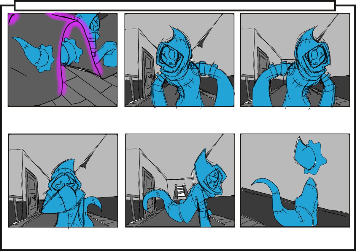 Gekoman1's tweet photo. for the las thing of today, ill share a little part of the storyboard im making of the proyect, Hope you like it, if you have any advise  for me to get better, i will like to read it 
#gekoman #original #theblink #cartoon #animationproyect  #storyboard https://t.co/TwIA6qtBS6