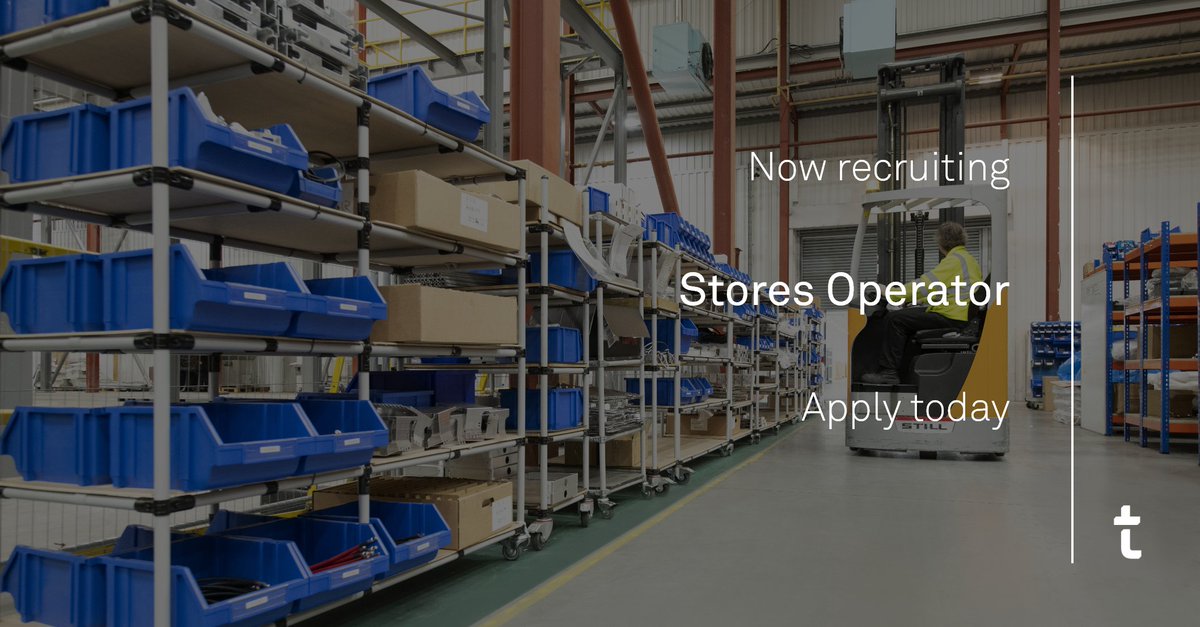 Become a Stores Operator at Tharsus and work for one of the fastest growing technology businesses in the UK. 
Apply today: tharsus.breezy.hr/p/e6a826acc4e4…
#Hiring #NorthEastJobs #UKRobotics #UKManufacturing #StoresOperator