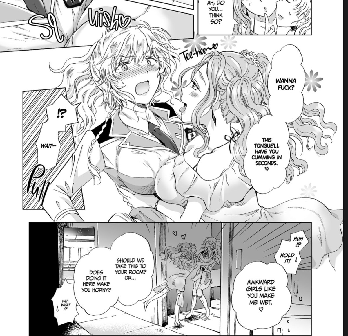 TheYuricast's tweet photo. Post a selfie and a yuri panel with a character who has your energy. 👀 https://t.co/5je9katVWB