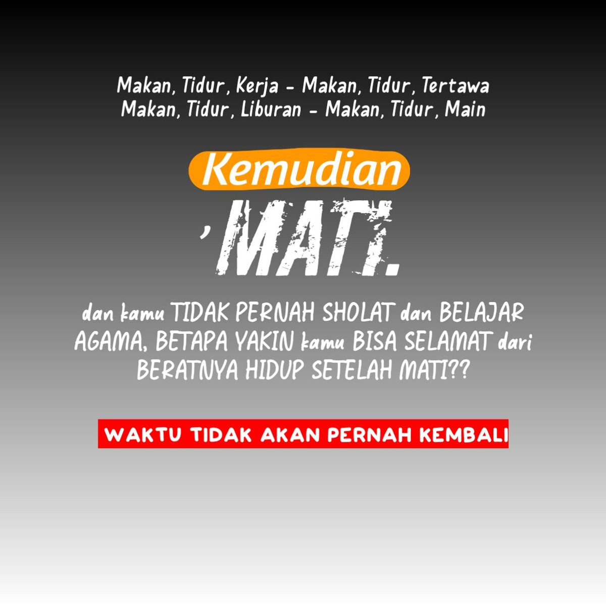 awan_tralala's tweet photo. Waktu tidak akan pernah kembali https://t.co/Oia0EAE2qi