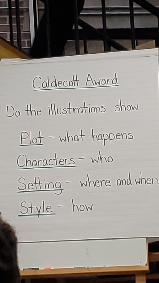 1HFirstGrade's tweet photo. The amazing Mrs. Kretschmar is helping us learn about the Caldecott Award. We are going to study many books published in 2021 and vote on which book we think we will be the winner next year. https://t.co/6LjNbKXyXQ
