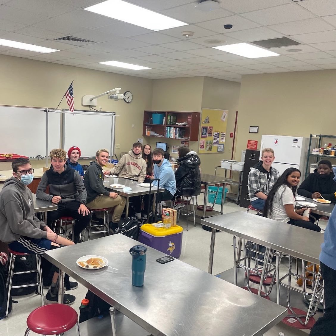SunPrairieFBLA's tweet photo. Take a look at some pictures from our member breakfast last week. We hope everyone enjoyed! 🥞 https://t.co/Fp0qOKHJFi