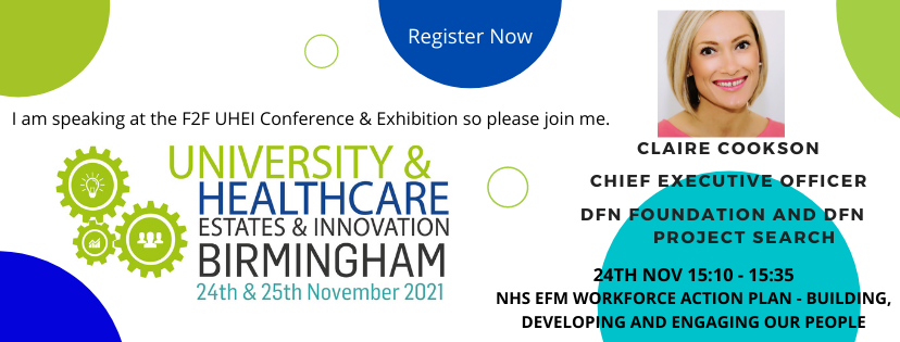 COOKSONDFN's tweet photo. Join me at the #UHEI conference for my panel session on 24th Nov 15:10 – 15:35 “NHS EFM Workforce Action Plan - Building, Developing and Engaging our People”
I look forward to seeing you there!
Please register your place https://t.co/WjDQFSIBWA
#NHS #Universities #smartcampus https://t.co/A6oI6K86NA