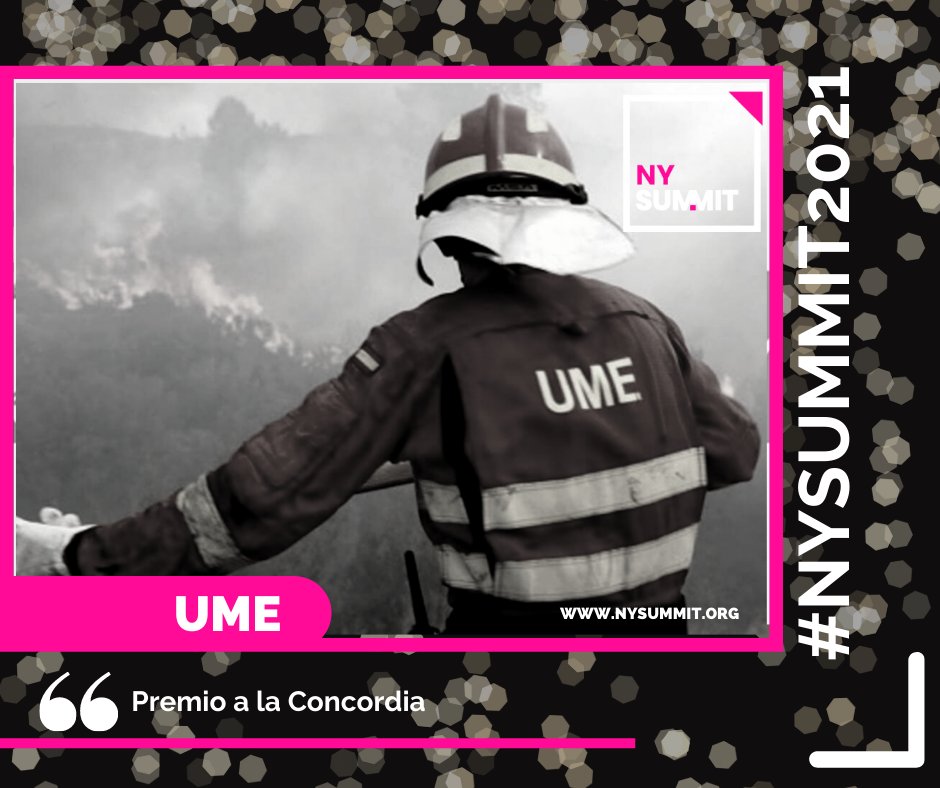 La <a href="/UMEgob/">UME</a> recibirá el galardón Premio a la Concordia en el #NYS2021 por su gran labor 

#Marbella #AWARDS #Evento #Gala #Premio #ume #solidario #benéfico #Premios #costadelsol #cenadegala #eventos