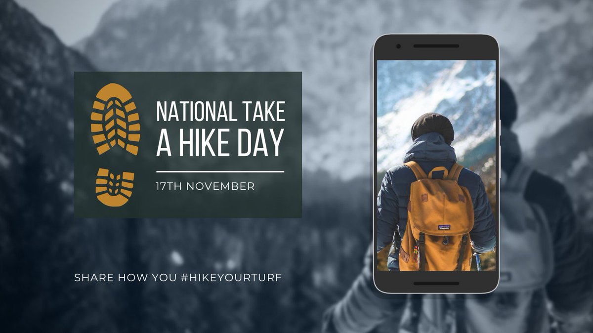 Today is National Take a Hike Day!

GreenPlay supports the good work of <a href="/NRPA/">NationalRec&ParkAsoc</a> &amp; their partners <a href="/Merrell/">Merrell Sheehan</a> &amp; we want to help them in their mission of providing access to local parks for everyone.

Let's see how you #HikeYourTurf ,for every post <a href="/Merrell/">Merrell Sheehan</a> will donate $1 to <a href="/NRPA/">NationalRec&ParkAsoc</a>.
