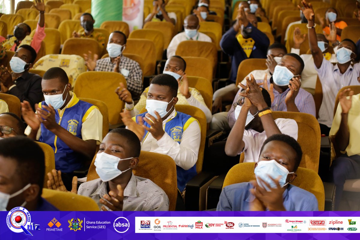 NSMQGhana's tweet photo. Kumapley: 

Problem of the Day scores

Accra Academy: 10/10
Okuapemman SHS: 10/10
Fiaseman SHS: 0/10

#NSMQ2021 #NSMQinKumasi #Primetime https://t.co/tstrNJiAHP