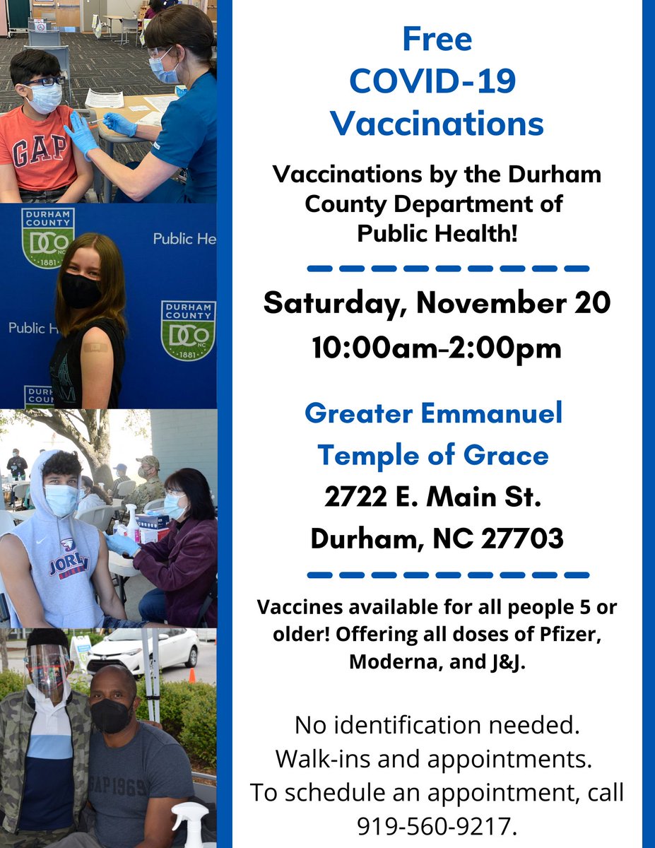 Durham County Department of Public Health (DCoDPH) tweet media