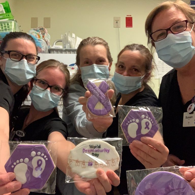 HorizonHealthNB's tweet photo. Today is #WorldPrematurityDay, and Horizon is proud of the care its neonatal teams provide to premature babies and their families. Thank you! 💜 https://t.co/nL6o1q1ia5
