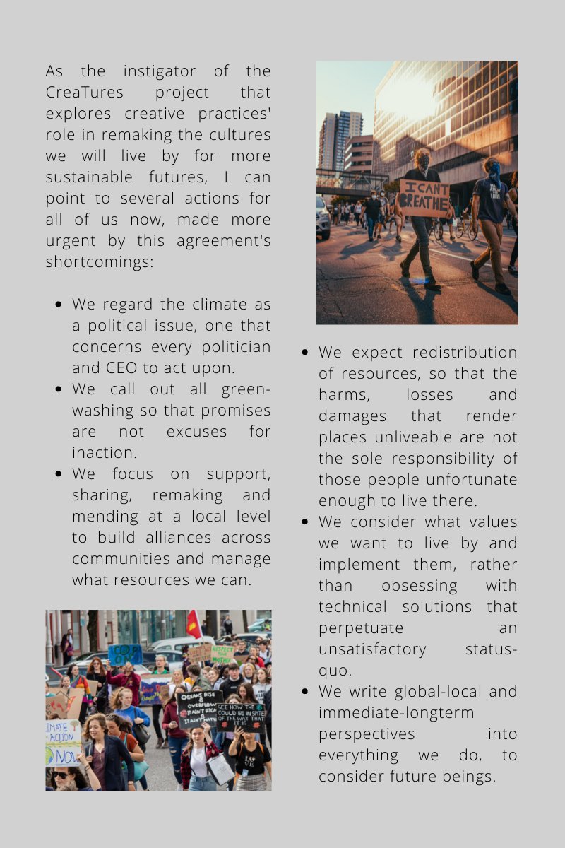 CreaturesEu's tweet image. Blogpost #3 is out! A #COP26 critique and proposal of actions to be taken urgently by #CreaTure @StrangertoHabit 
Simply a must read #climate #ClimateAction