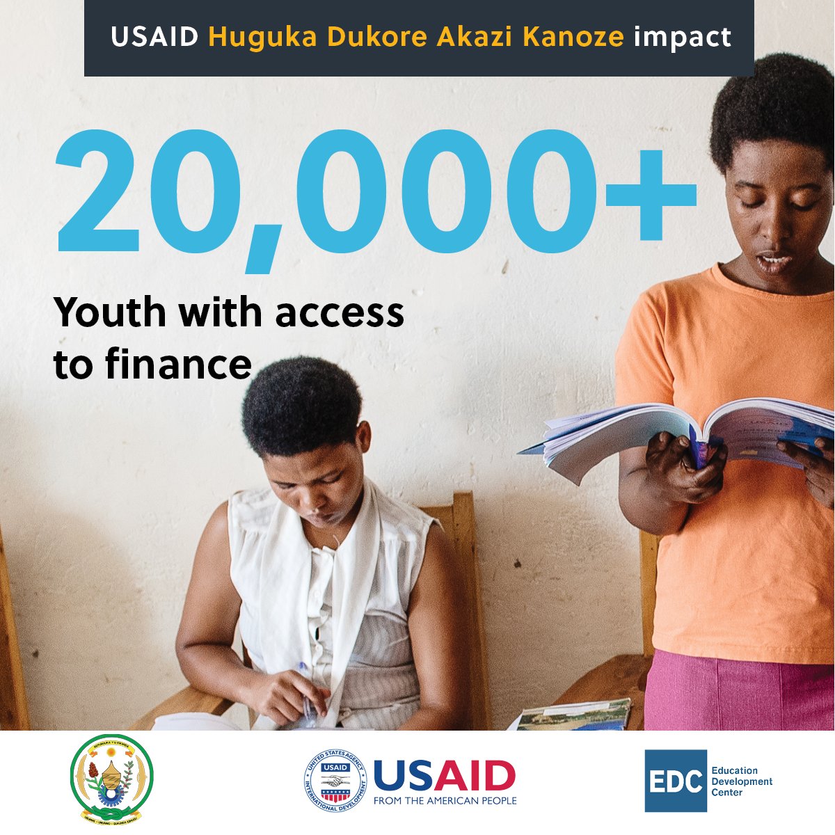 EDCtweets's tweet photo. What kind of difference did @Rwanda_EDC make? 
“Before HDAK, I misused money,” says participant Manishimwe Clementine. “But today, I know better. I plan better for my money and make sure that I have a budget before spending.” 
@USAIDRwanda  @Rwanda_Edu https://t.co/zAl6I5aLxd