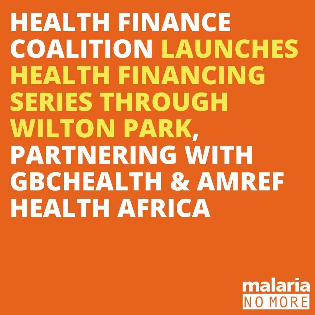 MalariaNoMore's tweet photo. “We need to reimagine health financing for a post-COVID world – aligning public &amp; private capital to scale innovation &amp; transform health systems” @MartinMEdlund Yesterday, the Health Finance Coalition kicked off a series of dialogues with @WiltonPark More: https://t.co/vetqIcfuMx https://t.co/KPLph4gW1g