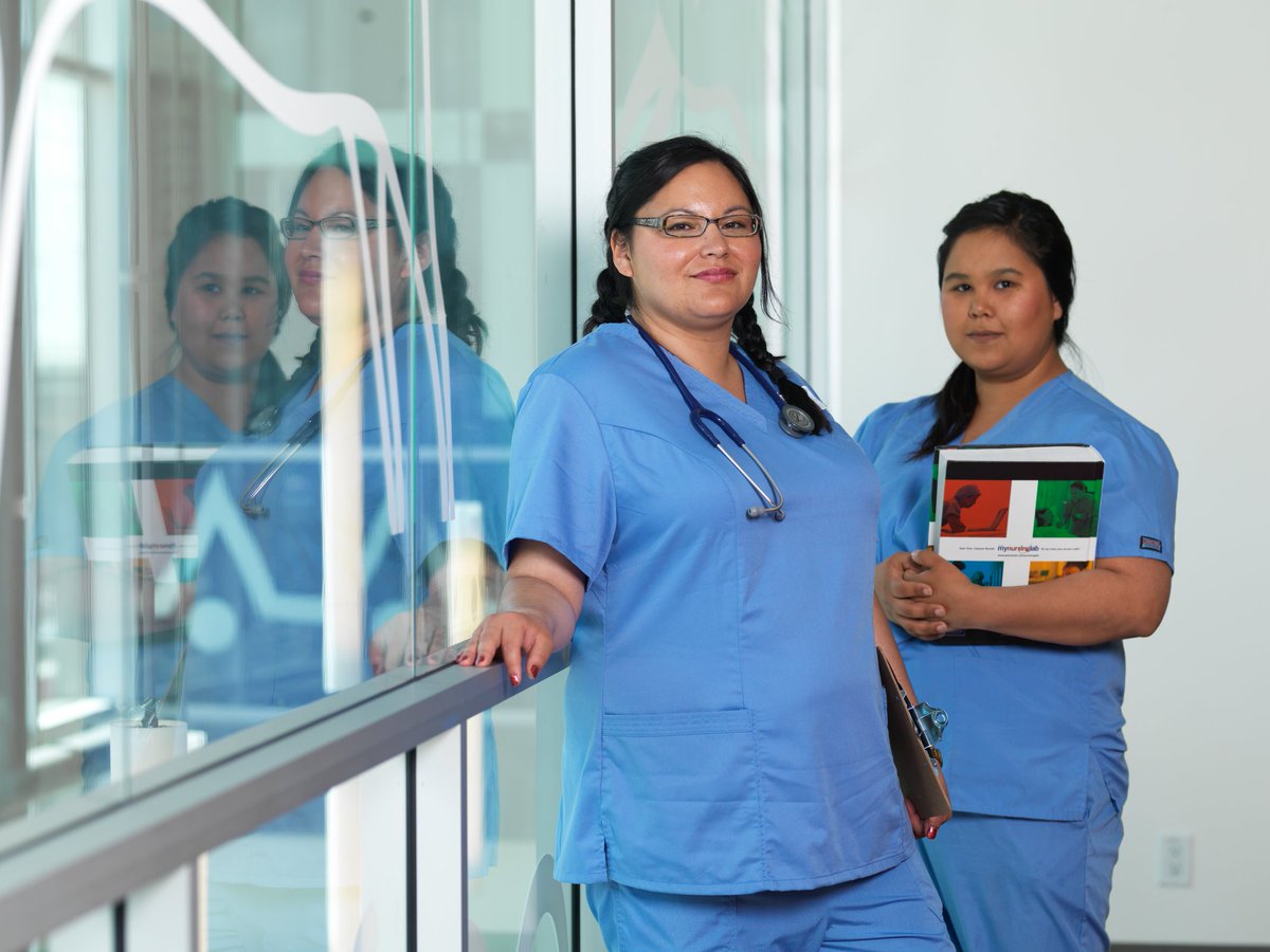 BowValley's tweet photo. It’s National Student Nursing Week, and we’re celebrating the impact of past and present Bow Valley College nursing students on the Canadian healthcare industry and beyond. We admire and appreciate your dedication to your education and your work. #NNSW2021 #BVCNow https://t.co/Rbr9Fp6aYF