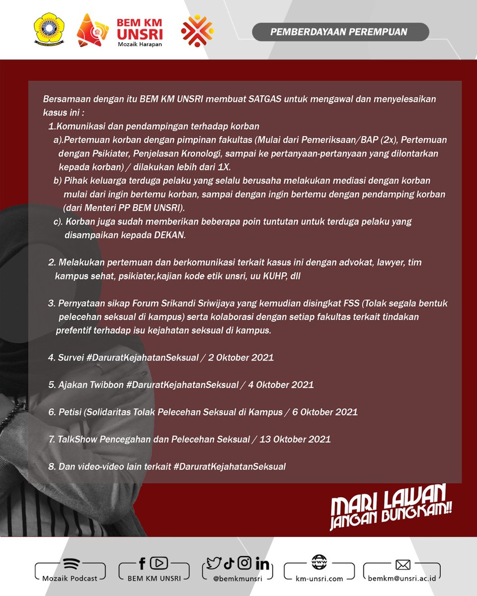 BEM KM UNSRI tweet media