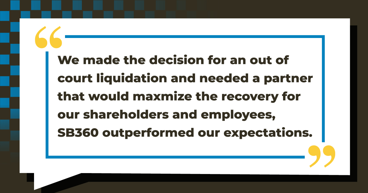 SB360Capital's tweet photo. As the leading provider of asset disposition services, SB360 is one of the oldest, most experienced companies conducting Store Closing and Going Out of Business Sales. We attain the highest recovery at the lowest cost, and we do so from a retailer’s perspective. #AssetRecovery https://t.co/OIWNK0K8nl
