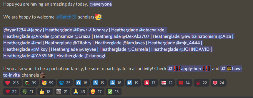 EGO_DAO's tweet photo. Welcome group 31 scholars!
613 scholars right now and we are looking for more! 

Stay tuned for new giveaways 😏

#heatherglade #scholarshipsbyheatherglade #axiescholarships #axie #AxieInfinity https://t.co/Bi2iXhJnk3