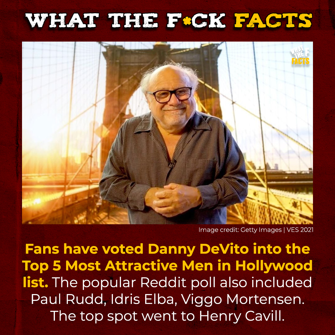 Happy birthday, Danny DeVito!

Here are some facts about him you might not have known:  