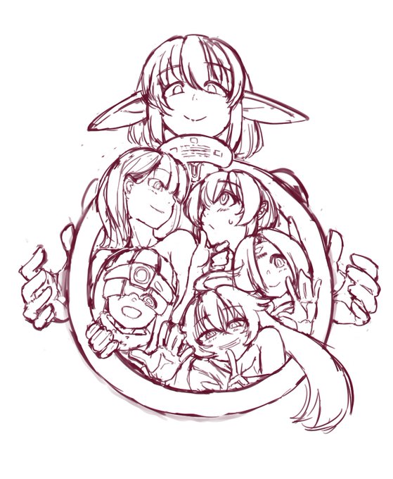 下書きだいたいでけた(結局ほとんど描き直した
詠ちゃんとイヴリスちゃんがダンチで似なくて難しい… 