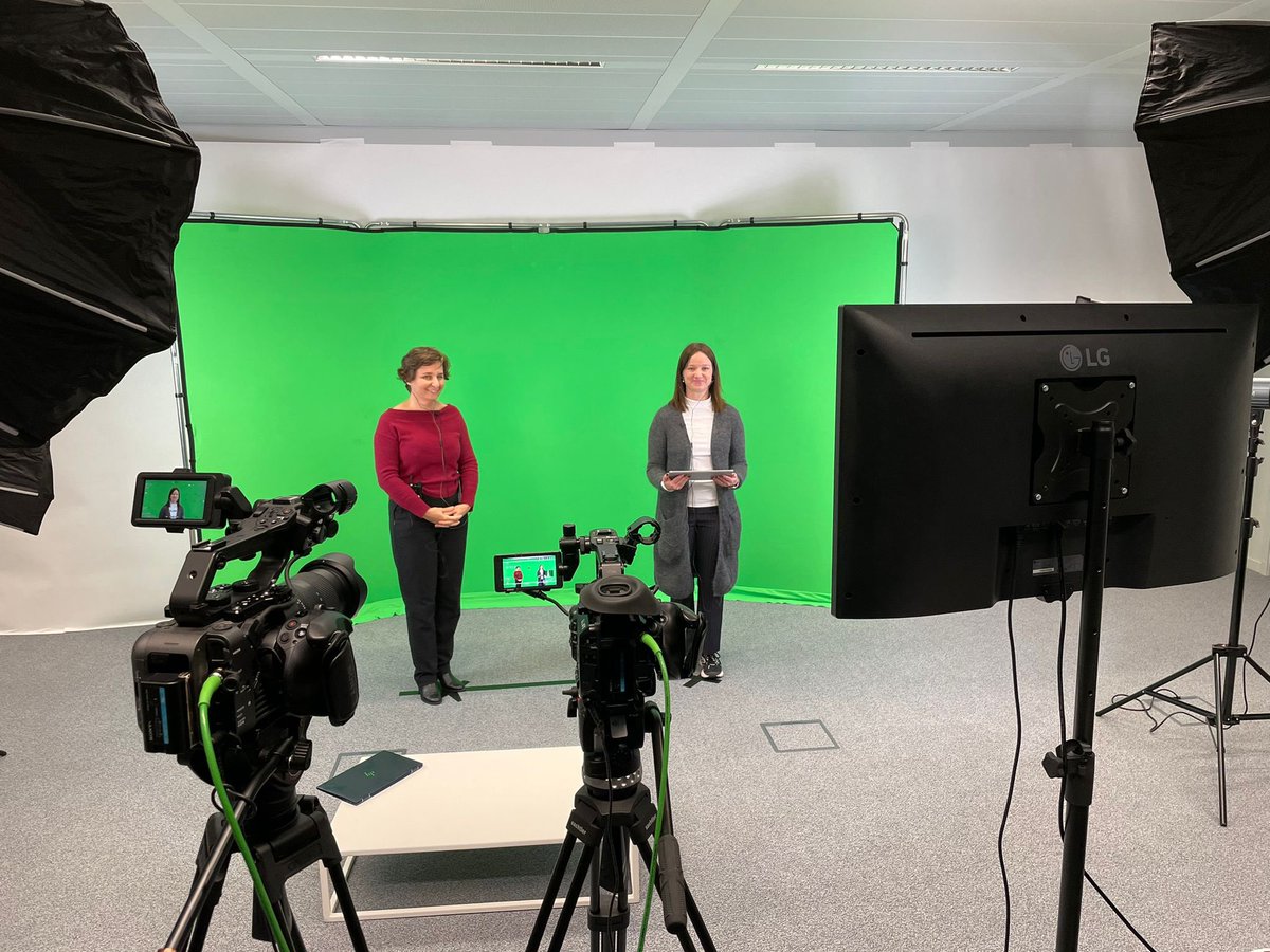 ChristelVacelet's tweet photo. #EQAF time! Rehearsal with @maria_kelo for tomorrow’s conference.
Our first with a green screen. #digitalevent
Would have loved to be at @AaltoUniversity of course but it will still be fun.
#virtualvisit #greatprogramme #networking included.
https://t.co/qRGaDJO5Qd https://t.co/VqvXHVfJpV