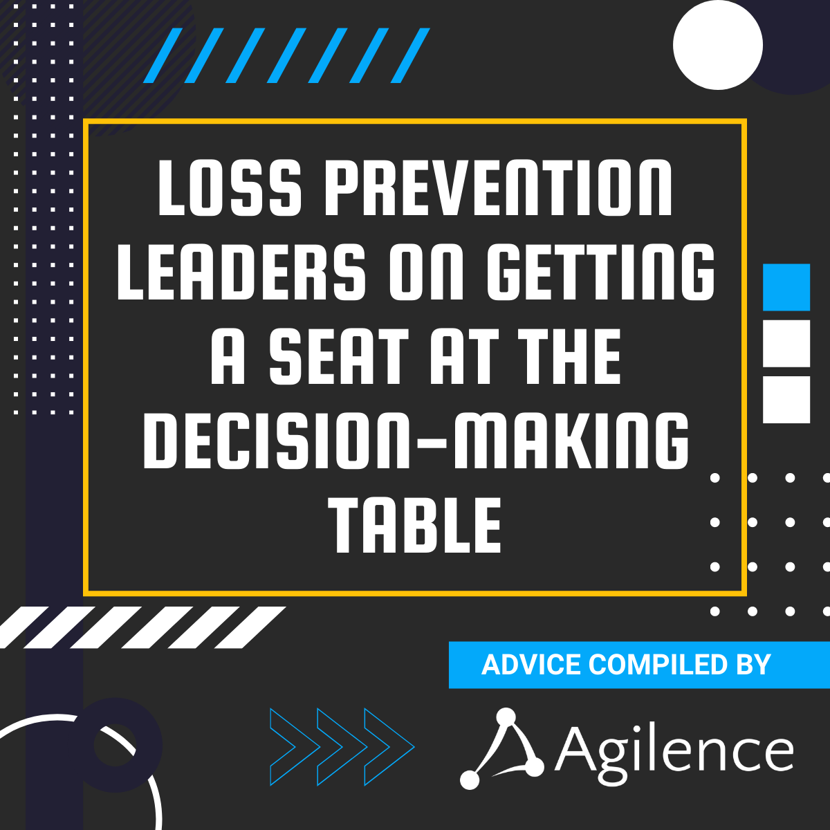 agilence's tweet photo. How can loss prevention and asset protection leaders impact decision-making, strategy, and planning? 

We asked 20 of Loss Prevention (LP) and Asset Protection’s (AP) brightest minds and their responses may surprise you. 

Find out what they said at https://t.co/qgucvfbEcd https://t.co/opRYc1HLAv