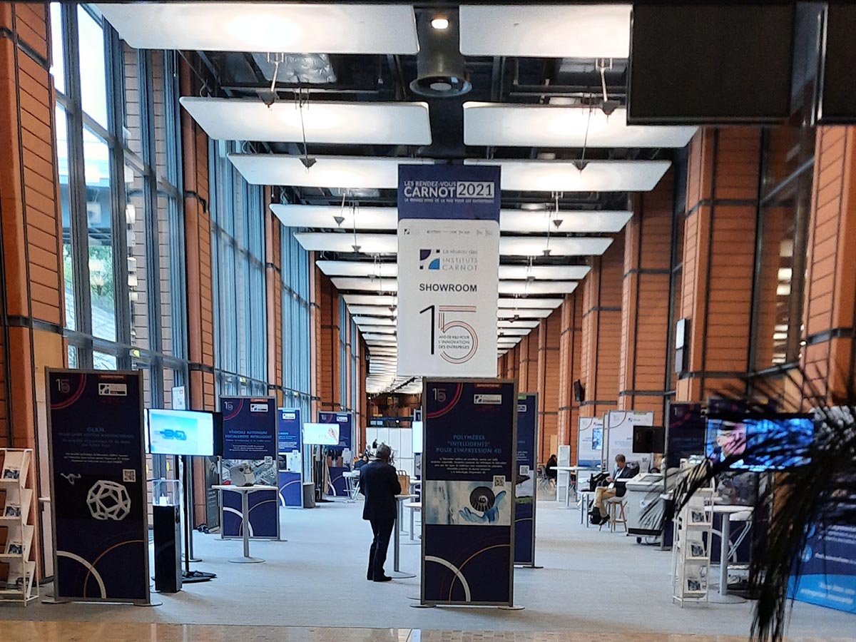 📢 Les Rendez-vous Carnot 2021, c’est maintenant jusqu’à demain 18 novembre à Lyon | Cité des Congrès
👥Najim Belbachir et Guillaume Briatte seront ravis de vous rencontrer sur le stand i2S - S8 et discuter de vos projets R&amp;D en imagerie.
👇 Plus d'info : rdv-carnot.com