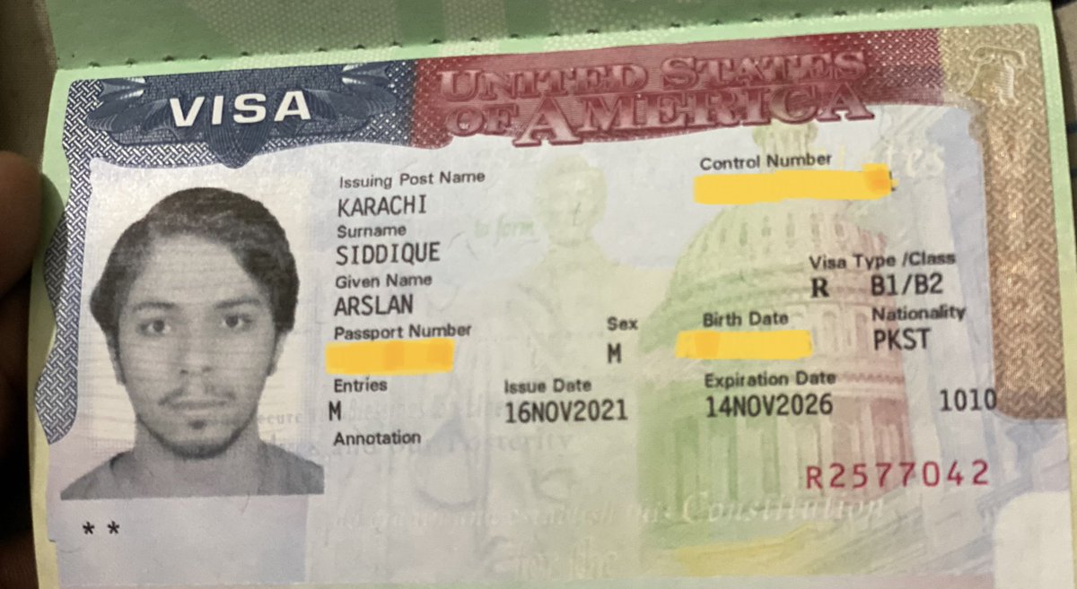 ArslanAsh95's tweet photo. One major issue has always been obstacles in traveling internationally. Well now that visa matchup has been defeated. Now I can travel freely to the states for the next 5 years. #FinalBossDefeated π https://t.co/eIjiOTVry4