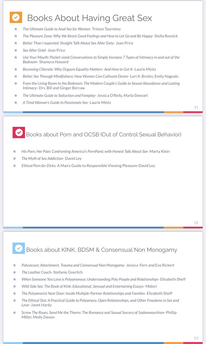 bisc_mi's tweet photo. Resources for further study on sexuality from our speaker, Adrienne Rowland (LMSW, Certified sex therapist) #Sex #SexualHealth #SexualIdentity #BISCMI https://t.co/MGnF89Fc2U