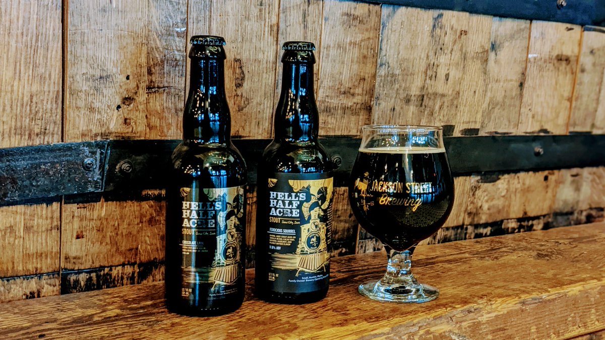 🍻+🍕+🍩+ ☕
 We'll be open EARLY from 10AM-10PM for Black
Friday Beer Releases &amp; Brunch.
Beer Releases:
Hell's Half Acre Stout: Ferocious Squirrel
Hell's Half Acre Stout: Chocolate Lava
The Diving Elk Pale Ale
Tropical Breeze: Blueberry Peach Cobbler
(1/2)