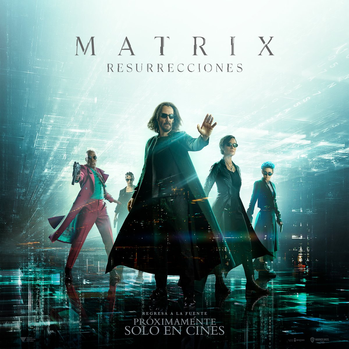 Regresa a la #Matrix con este nuevo poster de Matrix: Resurrecciones. Estreno 22 de diciembre, solo en cines.