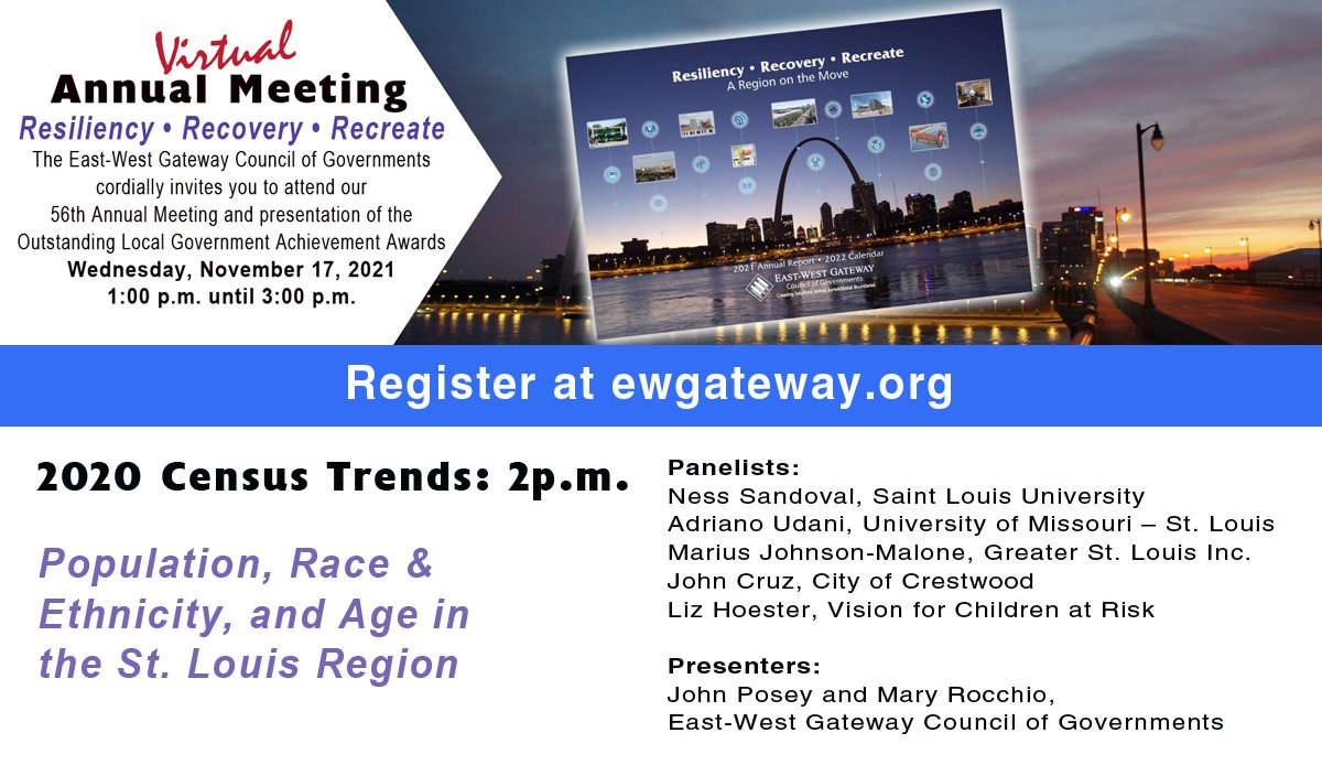 EWGateway's tweet photo. Join us a today, November 17th from 1 to 3 p.m. for the EWG Virtual Annual Meeting Awards Ceremony and Panel Discussion on Census 2020 Trends. #wherewestandwednesday https://t.co/IzwWSlSBjq
