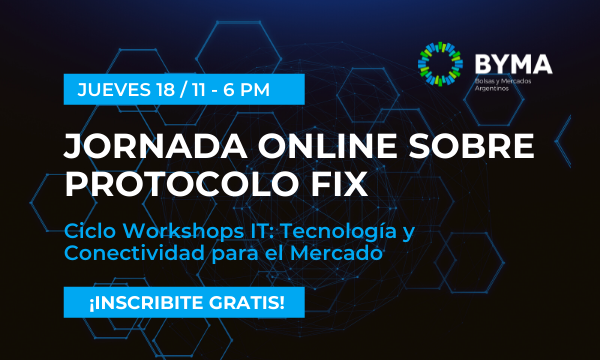 BYMAOficial's tweet photo. 18/11 a las 6 PM 🗓️ 2da jornada del Ciclo WorkshopsIT: Protocolo FIX, mensajes, órdenes y conexiones. ¡Anotate gratis ahora! Encuentro online. 
Conocé más en https://t.co/LdQJrzuMCS 
#BYMAEduca https://t.co/GadecvYcNg