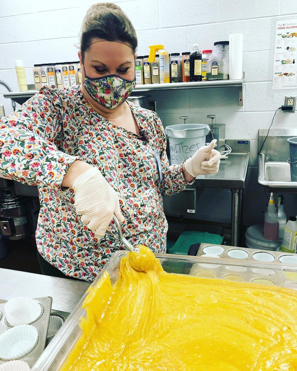 It’s Turkey time! Team Nutrition is gearing up for the 2021 Thanksgiving Meal! First up on the prep list - spice cake. What’s your favorite Thanksgiving dish? 🦃 🥔 🌽 🥧 #BCSProud