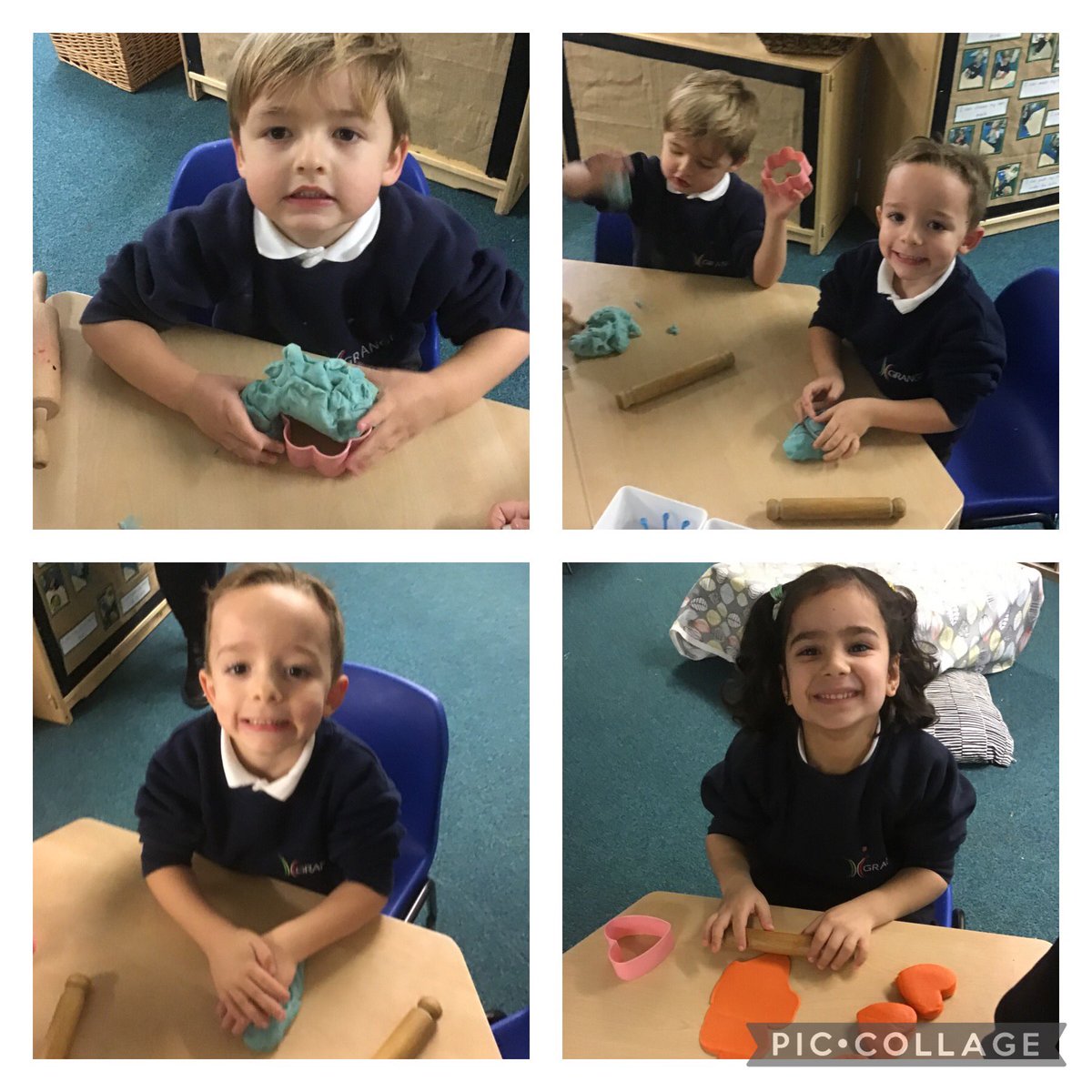MclarkeCl's tweet photo. Funky fingers club enjoyed making their own play dough and loved participating in dough disco! @ShonetteBason @GrangeMissWri @GrangeMrsJ https://t.co/45n8bPZZ9P