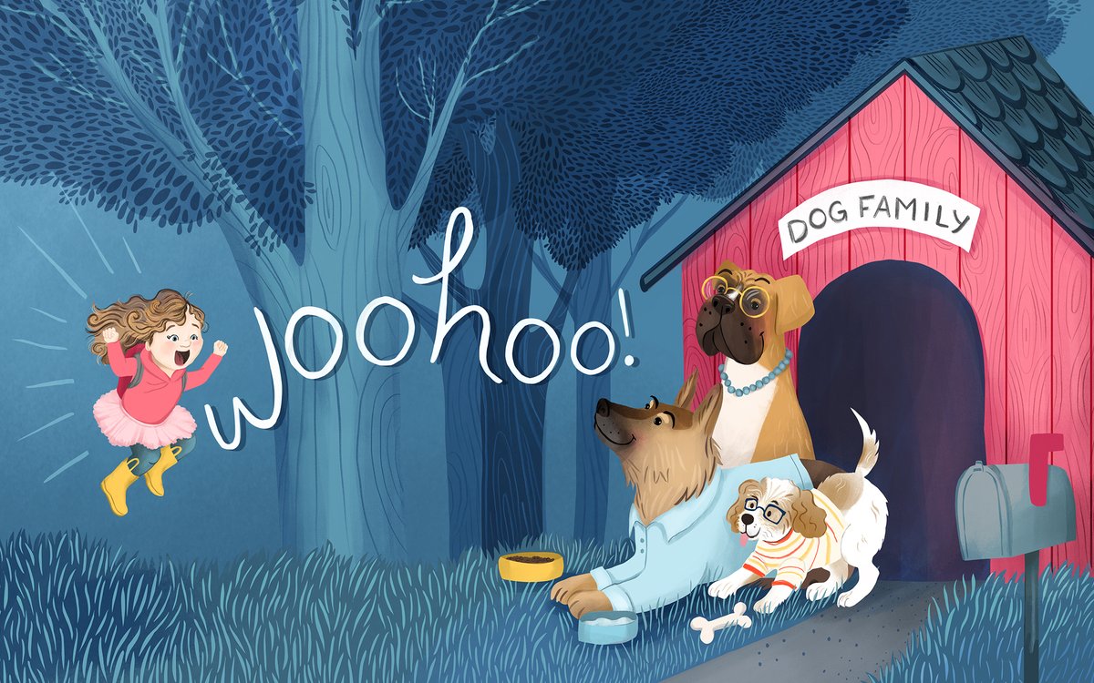 Woohoo! I illustrated this fun picture book for Matchbox Press about a little girl's adventure to find a new family...one that doesn't eat their veggies. #kidlitart