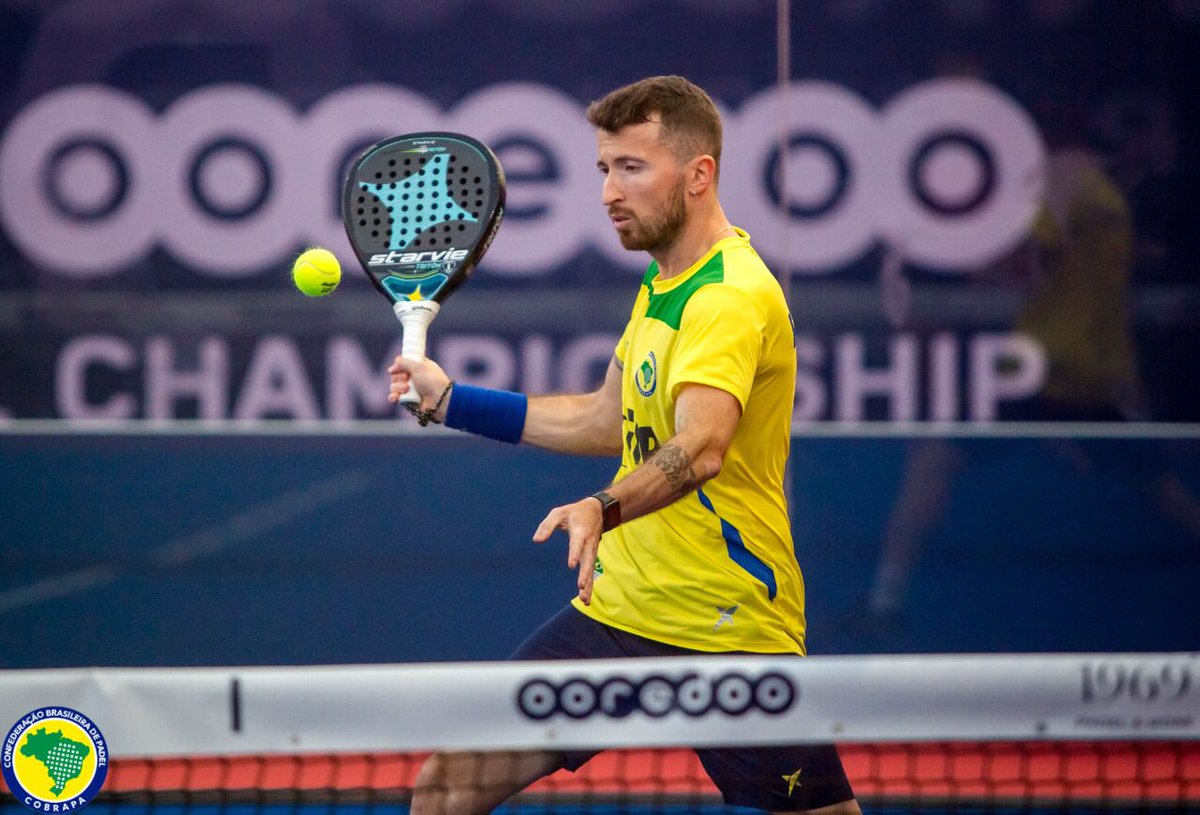 Muito talento 😎
🇧🇷 <a href="/lbergaminii/">Lucas Bergamini</a> <a href="/lucascunha91/">Lucas Cunha</a> 
📸<a href="/padelrgoficial/">PadelRG</a> | #MundialPadel #WPC2021 #Qatar