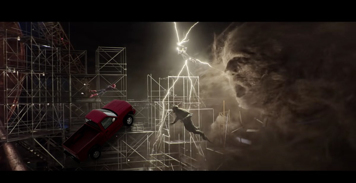 Ahora si se ve la araña oculta en el tráiler de #SpiderManNoWayHome #LaCamionetaRojaDeTodos🕷